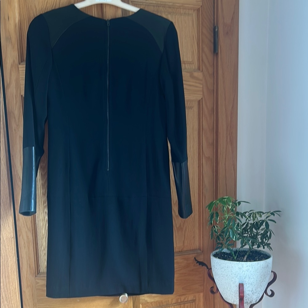Rag & Bone Black Long Sleeve Sheath Dress